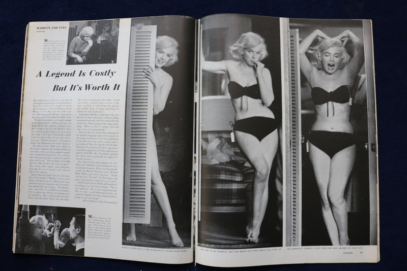 1960 AUGUST 15 LIFE MAGAZINE - MARILYN MONROE COVER - E 23424
