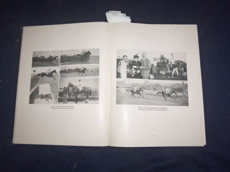 1947 WHO'S WHO IN THOROUGHBRED RACING VOL. II HARDCOVER BOOK -NED WELCH- KD 8163