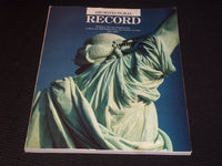 1984 JULY ARCHITECTURAL RECORD MAGAZINE - STATUE OF LIBERTY FRONT COVER - E 1016