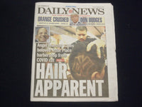 2020 NOV 24 NEW YORK DAILY NEWS NEWSPAPER - LUIS ROJAS RETURNS AS METS MANAGER