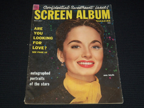 1955 MAY-JULY SCREEN ALBUM MAGAZINE - ANN BLYTH COVER - E 14639
