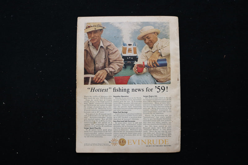 1959 SPORTS AFIELD BOATBUILDING ANNUAL MAGAZINE - E 10909