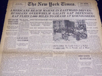 1944 AUGUST 28 NEW YORK TIMES - AMERICANS REACH MARNE - NT 2383