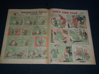 1941 THE EVENING NEWS SUNDAY COLOR COMIC SECTION LOT OF 2 - TARZAN - NP 3734