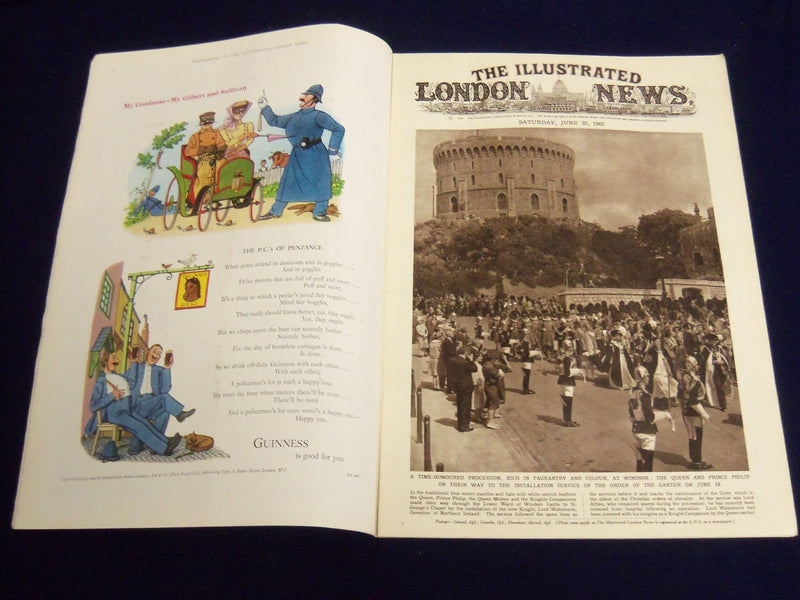 1962 JUNE 23 ILLUSTRATED LONDON NEWS MAGAZINE - THE PROCESSION - 8104