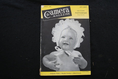 1949 MARCH THE CAMERA MAGAZINE - CUTE BABY COVER - K 342