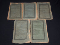 1821 THE CHURCHMAN'S MAGAZINE LOT OF 5 ISSUES - O 1134N