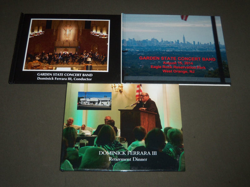 2012-2015 DOMINICK FERRARA III & GARDEN STATE BAND BOOK LOT OF 7 - KD 1950