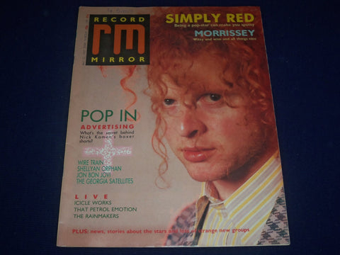 1987 MAY 23 RECORD MIRROR MAGAZINE - SIMPLY RED - WHITNEY HOUSTON - J 955