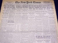 1940 JANUARY 21 NEW YORK TIMES - WILLIAM BORAH DEAD AT 74 - NT 2889