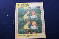 1955 APRIL 24 THIS WEEK MAGAZINE - GORDON MACRAE-SHIRLEY JONES COVER - E 22903