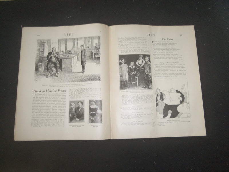 1918 AUGUST 1 LIFE MAGAZINE - THE LOVE LETTER - L 767Q