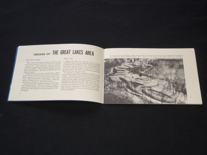 1970'S INDIANS OF THE GREAT LAKES AREA SOFTCOVER BOOK - J 7229