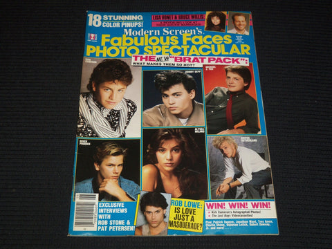 1988 JUNE MODERN SCREEN'S FABULOUS FACES MAGAZINE - ALYSSA MILANO - E 14901