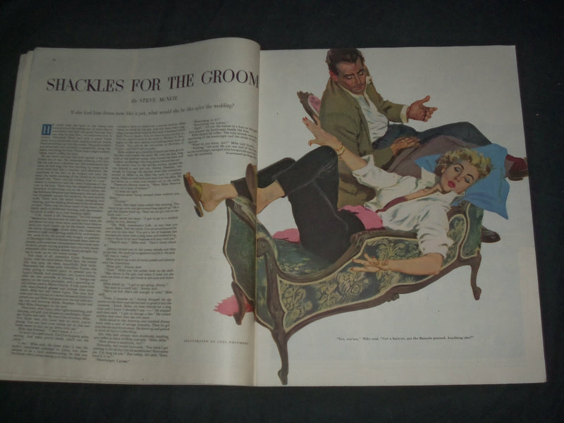 1954 AUGUST 21 THE SATURDAY EVENING POST MAGAZINE-NORMAN ROCKWELL COVER-SP 2480G