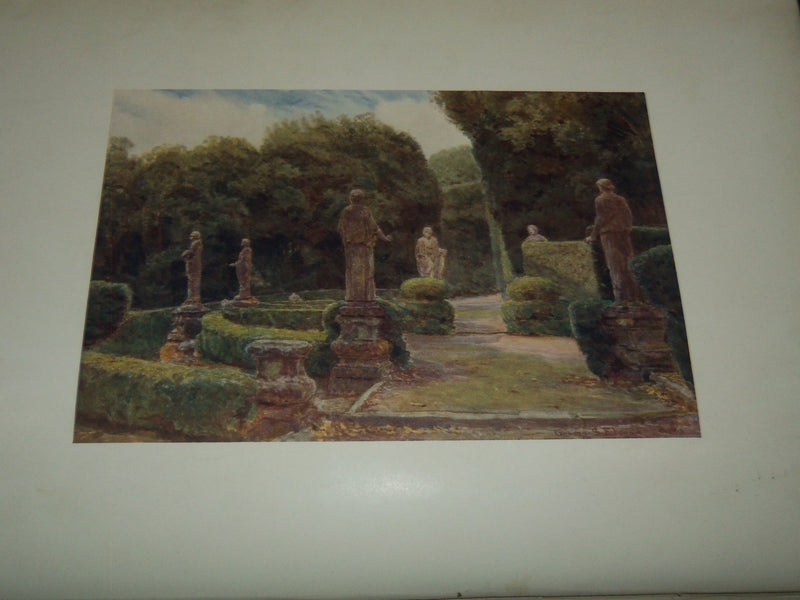 1907 ITALIAN GARDENS AFTER DRAWINGS BY GEORGE S. ELGOOD VOLUME - Z 207