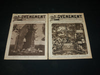 1915-1918 L'EVENEMENT ILLUSTRE WWI FRENCH MAGAZINE LOT OF 38 ISSUES - O 2753