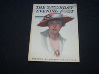 1916 JULY 22 THE SATURDAY EVENING POST MAGAZINE - NEYSA MCMEIN COVER - SP 737