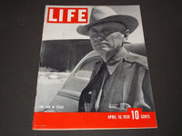 1939 APRIL 10 LIFE MAGAZINE - TEXAS RANGER COVER - L 125