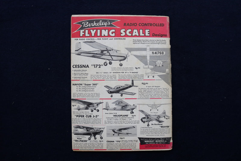 1957 JANUARY MODEL AIRPLANE NEWS MAGAZINE - MCDONNELL DEMON COVER - E 11524