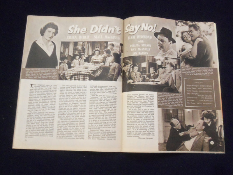 1958 NOVEMBER FILM REVIEW MAGAZINE - RHONDA FLEMING - YUL BRYNNER - J 9695