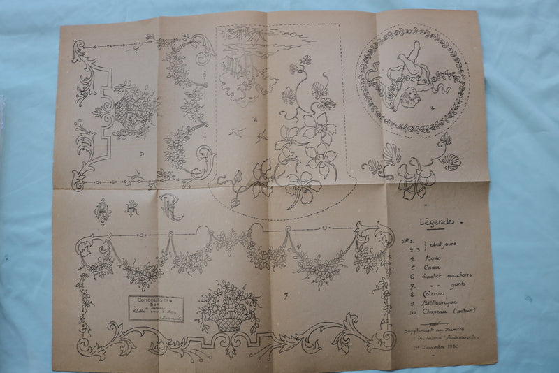 1921 LA FEMME CHEZ ELLE MAGAZINE - FRENCH FASHION - LOT OF 2 - K 2530