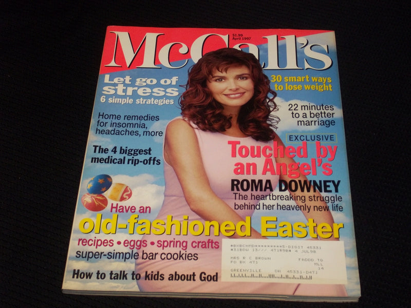 1997 APRIL MCCALL'S MAGAZINE - ROMA DOWNEY FRONT COVER - E 492