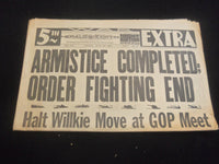 1940 JUNE 24 L. A. EVENING HERALD EXPRESS NEWSPAPER-ARMISTICE COMPLETED- NP 5740