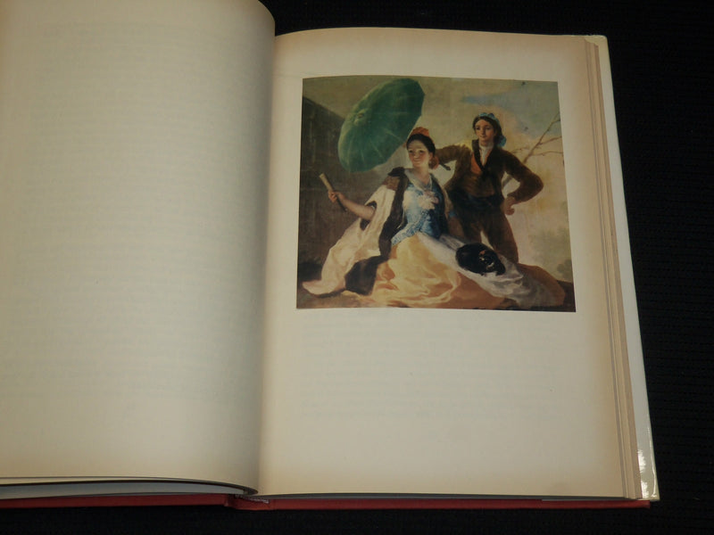 1964 THE LIFE AND WORKS OF GOYA HARDCOVER BOOK BY JAVIER & CANTON - R 716X