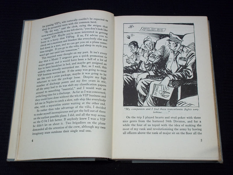 1947 BACK HOME HARDCOVER BOOK BY BILL MAULDIN - KD 7599