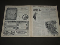 1901 JULY 20 THE SATURDAY EVENING POST MAGAZINE - ILLUSTRATED COVER - SP 541