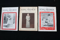 1932-1949 THE ROYAL NEIGHBOR - A HOME - MAGAZINE - LOT OF 37 - O 3709