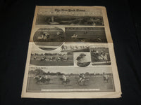 1911 JUNE 11 NEW YORK TIMES PICTURE SECTION - POLO CUP - GREAT PHOTOS - NP 5632