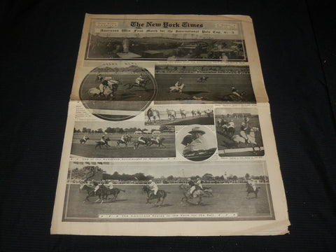 1911 JUNE 11 NEW YORK TIMES PICTURE SECTION - POLO CUP - GREAT PHOTOS - NP 5632