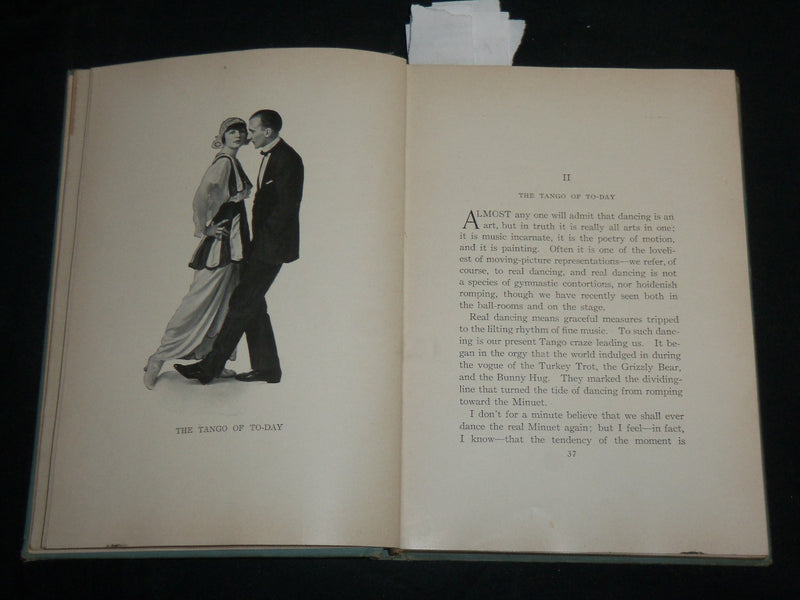 1914 MODERN DANCING HARDCOVER BOOK BY MR. & MRS. VERNON CASTLE - KD 6719