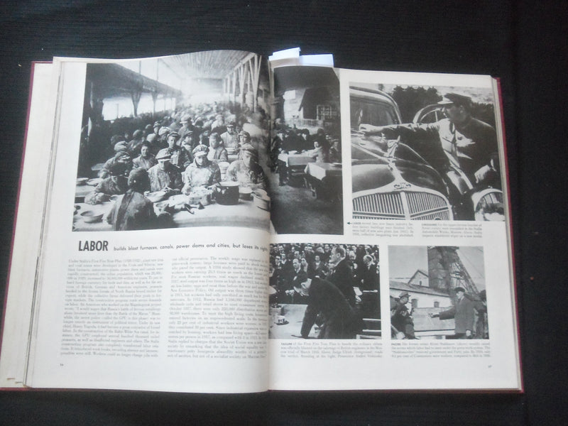 1951 SINCE STALIN - A PHOTO HISTORY OF OUR TIME HARDCOVER BOOK BY SHUB - R 737C