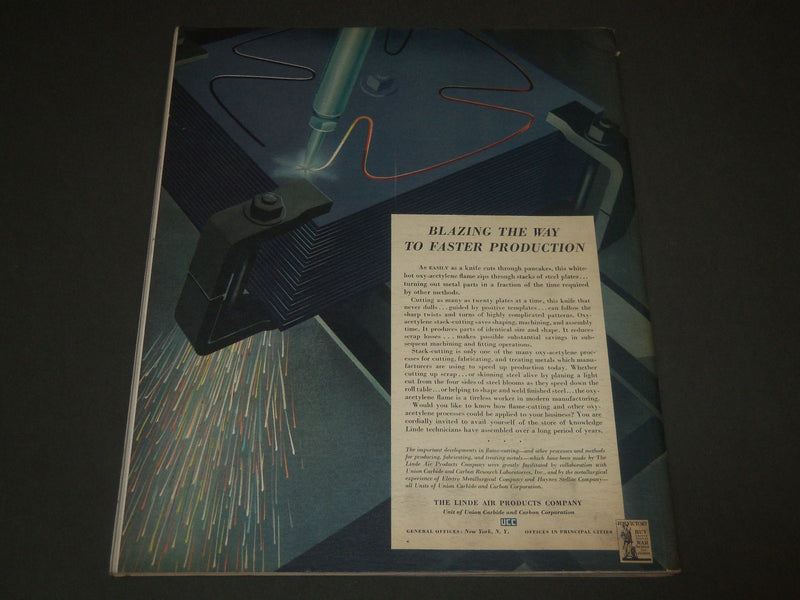 1942 JULY FORTUNE MAGAZINE - GREAT ADS - AMERICAN FLAG COVER - F 140