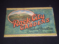 1930's ROCK CITY GARDENS LOOKOUT MOUNTAIN VIEW BOOK- TENNESSEE - J 7909