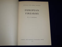 1955 EUROPEAN FIREARMS BY J. F. HAYWARD BOOK - 34 PLATES - KD 3532