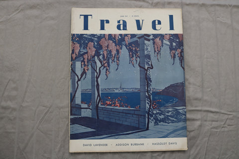 1941 JUNE TRAVEL MAGAZINE - DAVID LAVENDER-ADDISON BURBANK COVER - SP 4787Q