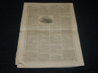 1856 SEPTEMBER 13 LIFE ILLUSTRATED NEWSPAPER - LIFE OF ISAAC NEWTON - NP 4814