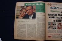 1956 APRIL 22 AMERICAN WEEKLY MAGAZINE - GRACE KELLY ARTICLE AND PHOTO - E 23272