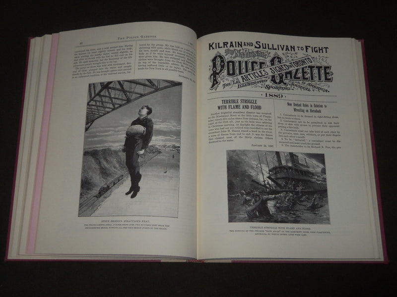 1972 THE POLICE GAZETTE BOOK EDITED BY GENE SMITH - NICE ILLUSTRATIONS - KD 4977