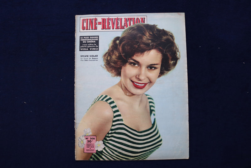 1958 MARCH 27 CINE-REVELATION MAGAZINE - SYLVIE SOLAR COVER - E 22111