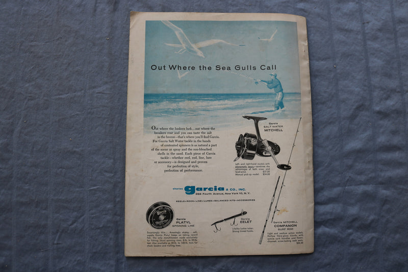 1956 AUGUST FISHING MAGAZINE - TED WILLIAMS ARTICLE & PHOTO - ST 1001I