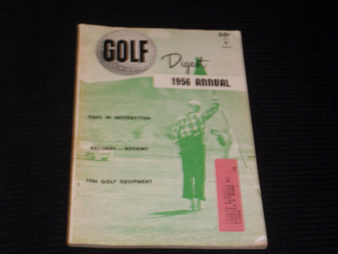 1956 MARCH GOLF DIGEST MAGAZINE - 1956 ANNUAL ISSUE FRONT COVER - E 5492