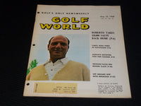 1968 MAY 10 GOLF WORLD MAGAZINE - ROBERTO DE VINCENZO FRONT COVER - E 7198