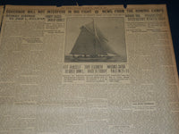 1910 JUNE 25 THE BOSTON HERALD - HARVARD CLASS DAY CROWDS DRENCHED - BH 344