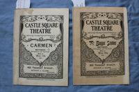 1896 CASTLE SQUARE THEATRE PROGRAM MAGAZINE - LOT OF 13 - BOSTON - K 2729