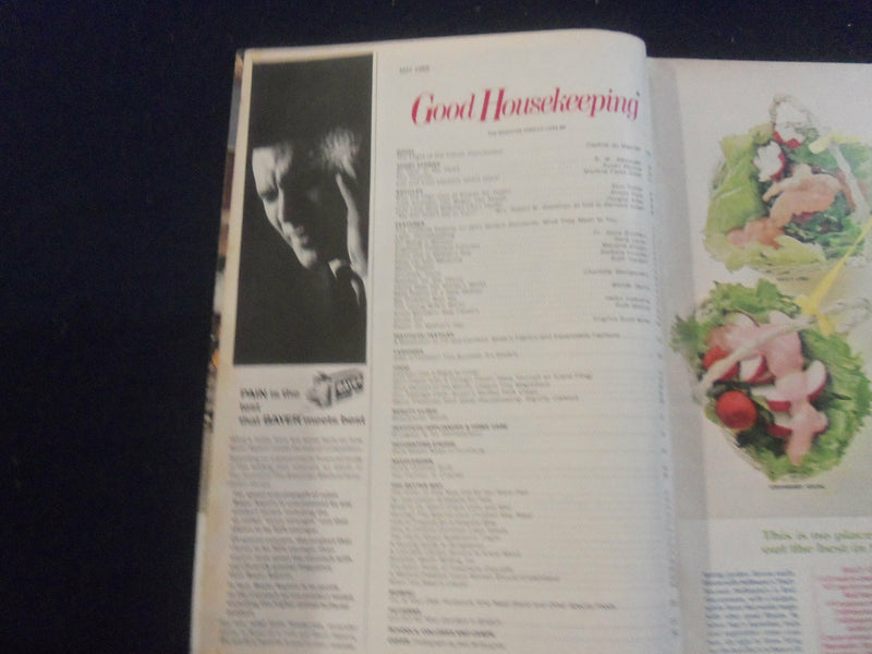 1965 MAY GOOD HOUSEKEEPING MAGAZINE - JULIE ANDREWS COVER AND ARTICLE - F 514E